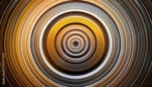 Abstract concentric circles in warm tones. Hypnotic and mesmerizing.