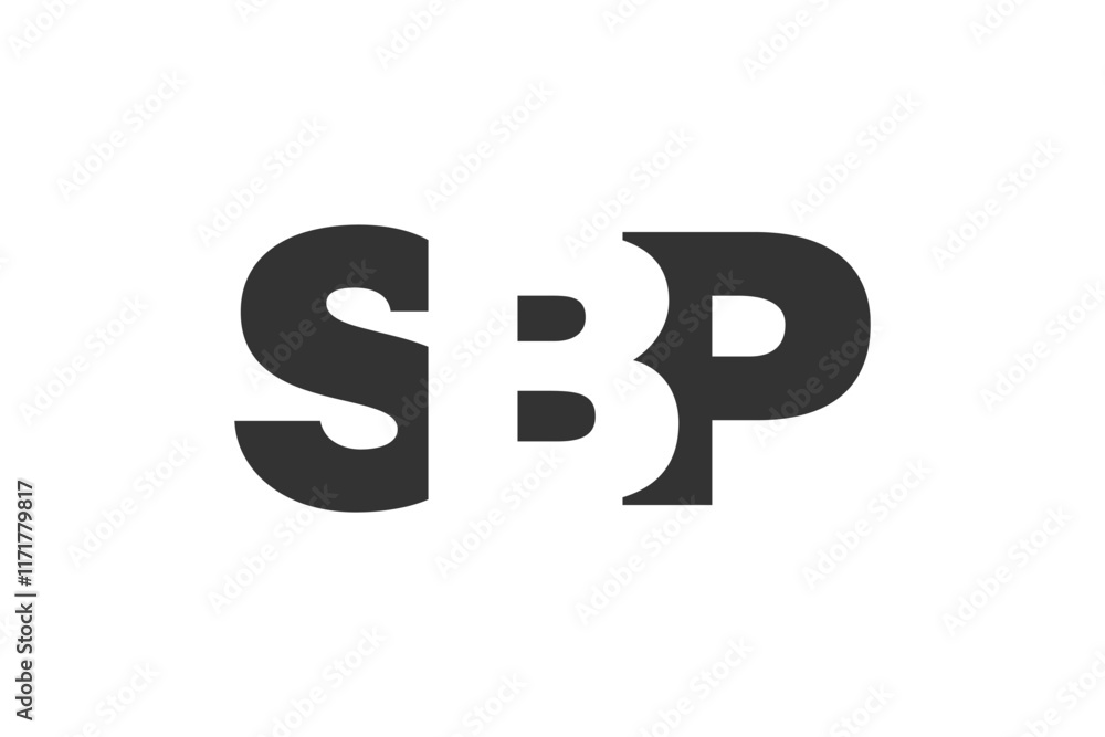 SBP logo design. Initial letter S B P bold font style for tech startups, consulting, corporate branding. Creative company name, headlines typography identity, trendy logotype. SBP logo design. Initial letter S B P bold font style for tech startups, consulting, corporate branding. Creative company name, headlines typography identity, trendy logotype.