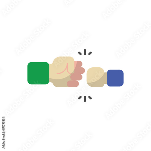 Fist vector icon