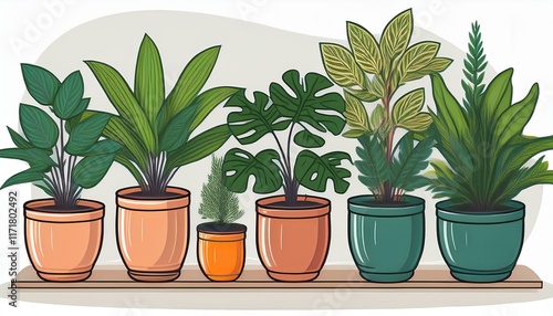 house plants clipart  illustration photo