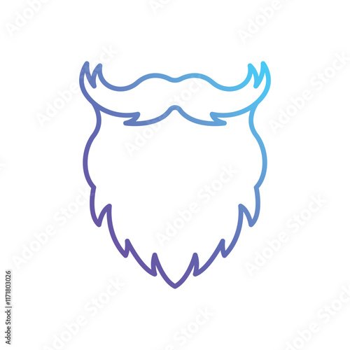 Beard vector icon