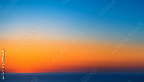 abstract blur orange and blue gradient background with soft transitions and vibrant hues evoking a sense of warmth tranquility and creativity ideal for modern artistic and minimalist designs