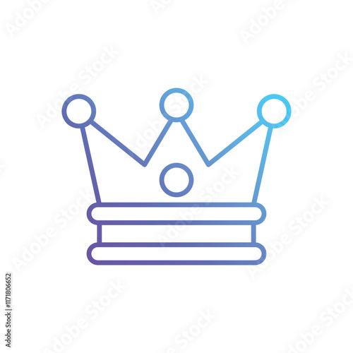 King vector icon