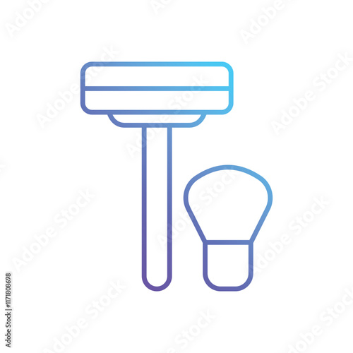 Shaving vector icon