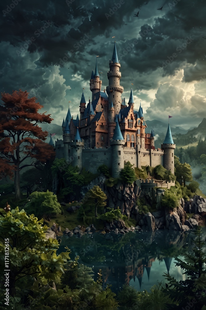 Imaginary realms with castles, mythical creatures, or magical forests.
Imaginary realms with castles, mythical creatures, or magical forests.