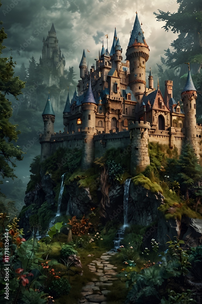 Imaginary realms with castles, mythical creatures, or magical forests.
Imaginary realms with castles, mythical creatures, or magical forests.