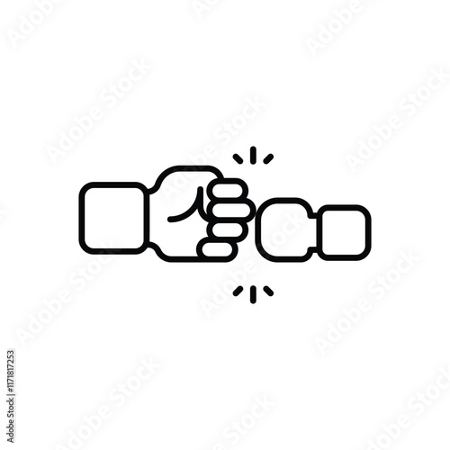 Fist vector icon