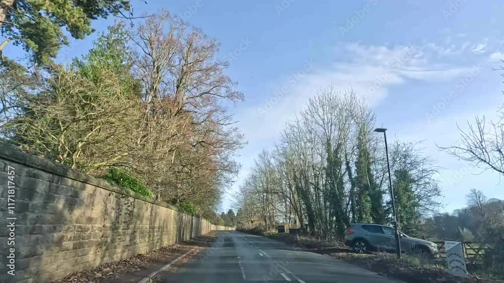 Exploring the Charm of a Quaint Village Road in the Heart of the UK Exploring the Charm of a Quaint Village Road in the Heart of the UK