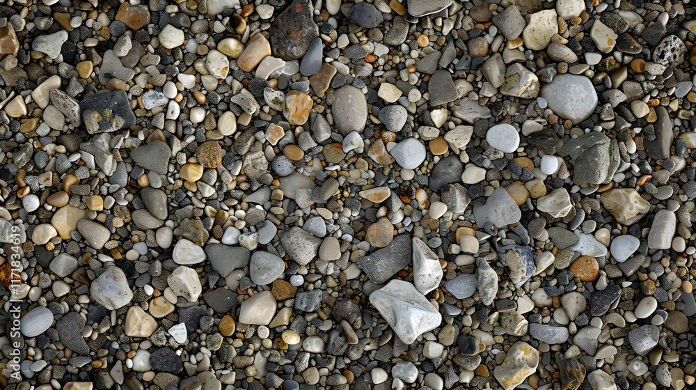 Expansive Gravel Landscape Showcasing Natural Beauty in a Mosaic of Earth Tones Expansive Gravel Landscape Showcasing Natural Beauty in a Mosaic of Earth Tones