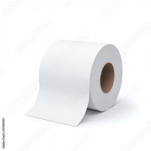 White Paper Roll: Clean, Unbleached, and Ready for Use