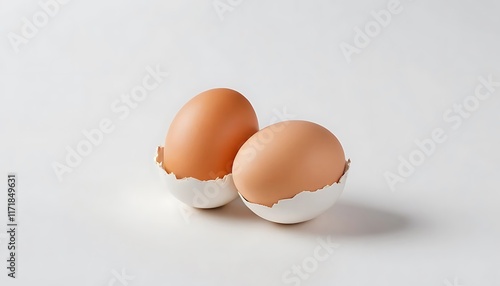 perfect chicken egg isolated on white background, Eggs on White Background, Chicken Egg isolated on white background photo