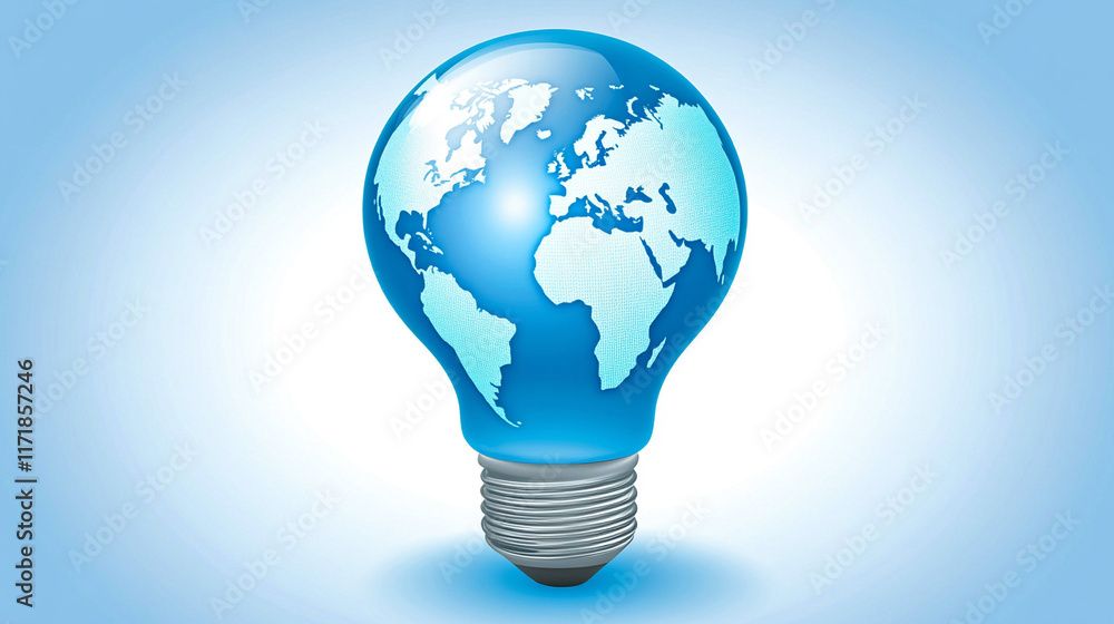 A green world map on a glowing light bulb symbolizing the power of renewable energy and environmental sustainability, representing the fusion of nature and technology for a greener future
A green world map on a glowing light bulb symbolizing the power of renewable energy and environmental sustainability, representing the fusion of nature and technology for a greener future