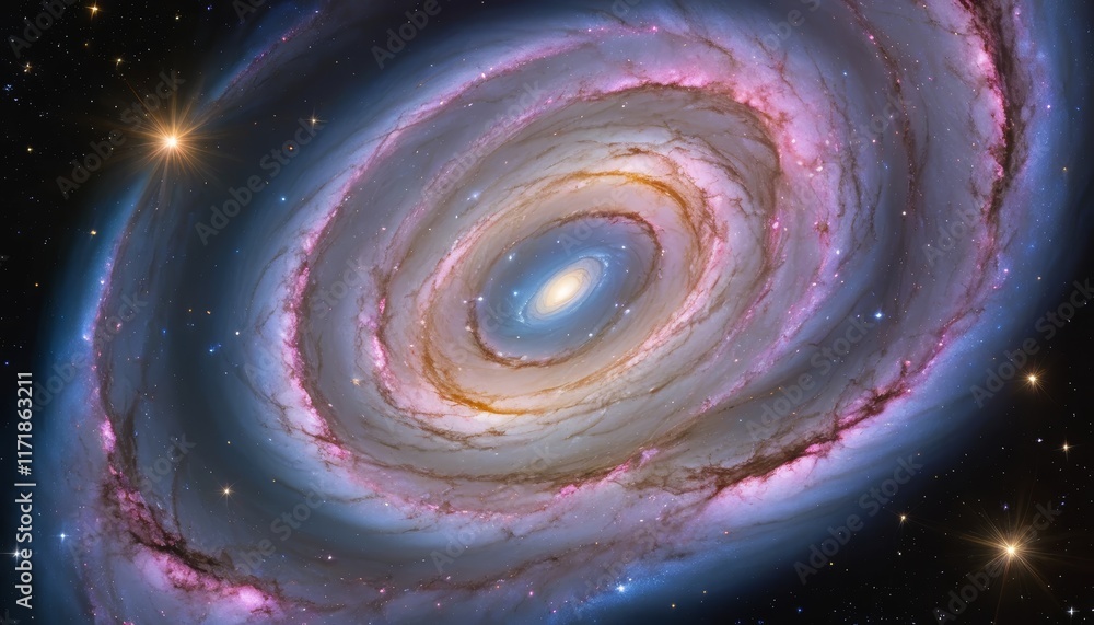 Cosmic Swirl: Stunning Galaxy Background with Vibrant Nebula and Sparkling Stars Cosmic Swirl: Stunning Galaxy Background with Vibrant Nebula and Sparkling Stars