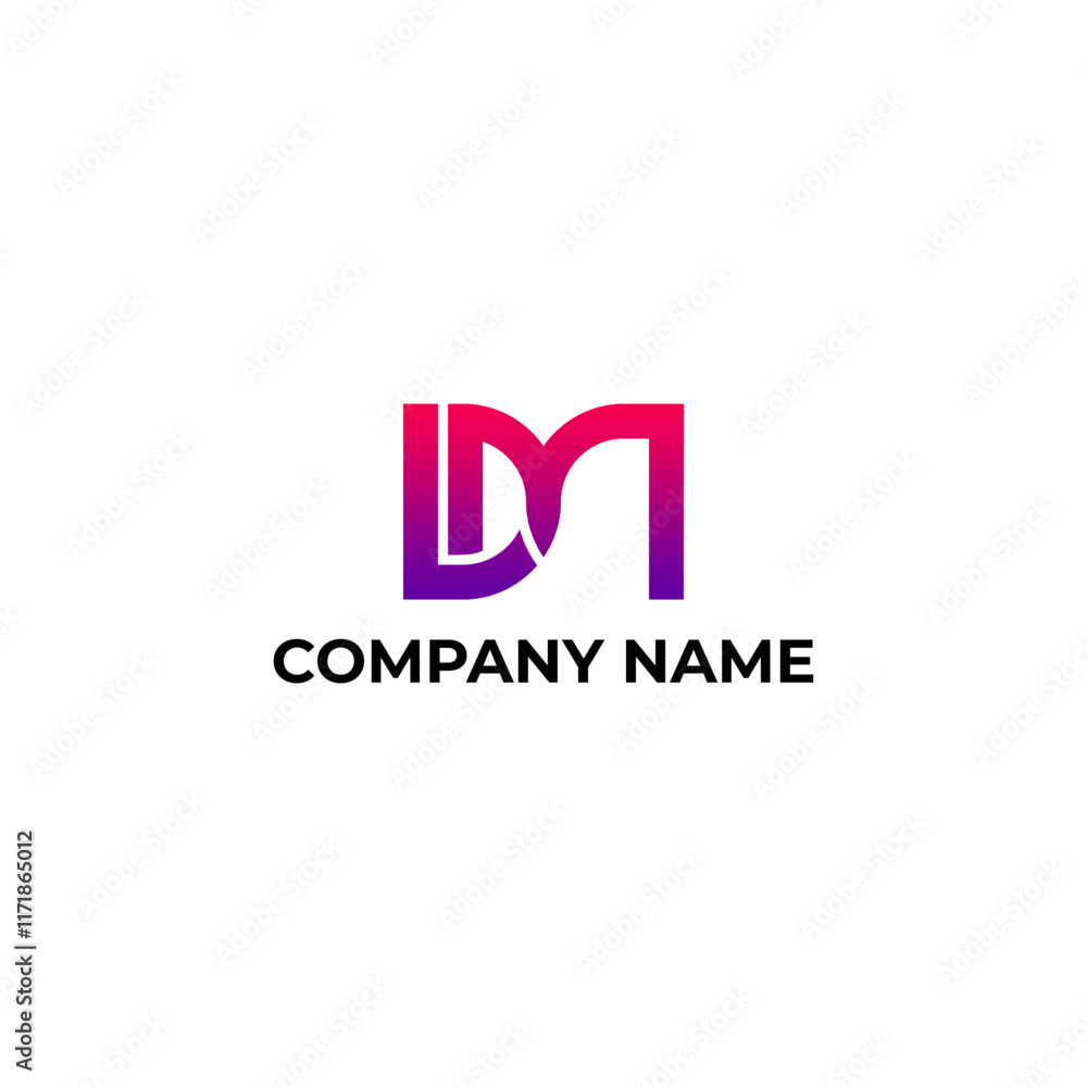LDM Letter Initial Logo Design Template Vector Illustration LDM Letter Initial Logo Design Template Vector Illustration