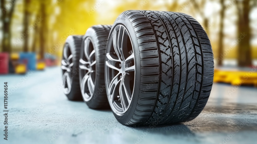car wheels on a road car wheels on a road