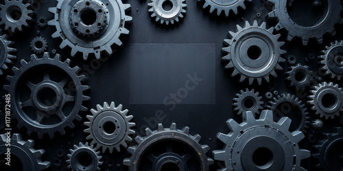 Wallpaper Mural Concept photo of gears with space for text Torontodigital.ca