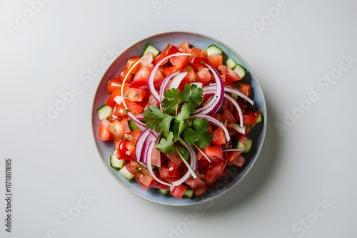 Kachumbari Salad with Vegetables photo