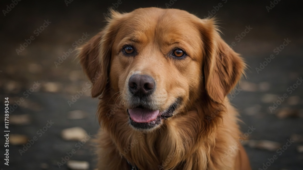 Perro disfrutando de un momento de descanso en la naturaleza, tumbado sobre piedras Perro disfrutando de un momento de descanso en la naturaleza, tumbado sobre piedras