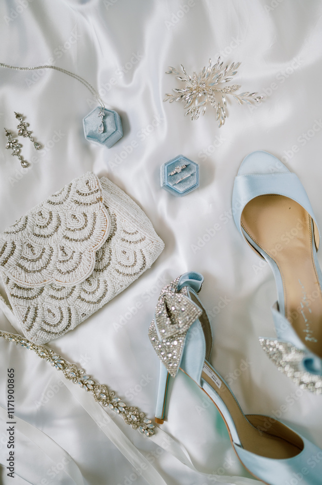 Fun Details flatlay in Ice Blue Fun Details flatlay in Ice Blue