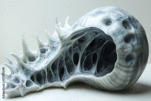 a nightmarish Sea shell photo