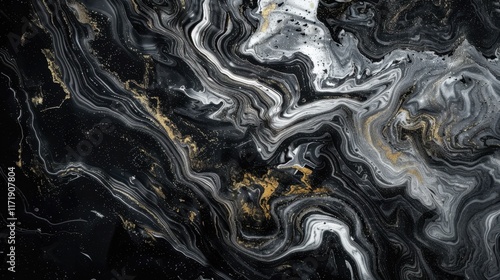 Luxurious black marble texture for design skinlike patterns photo