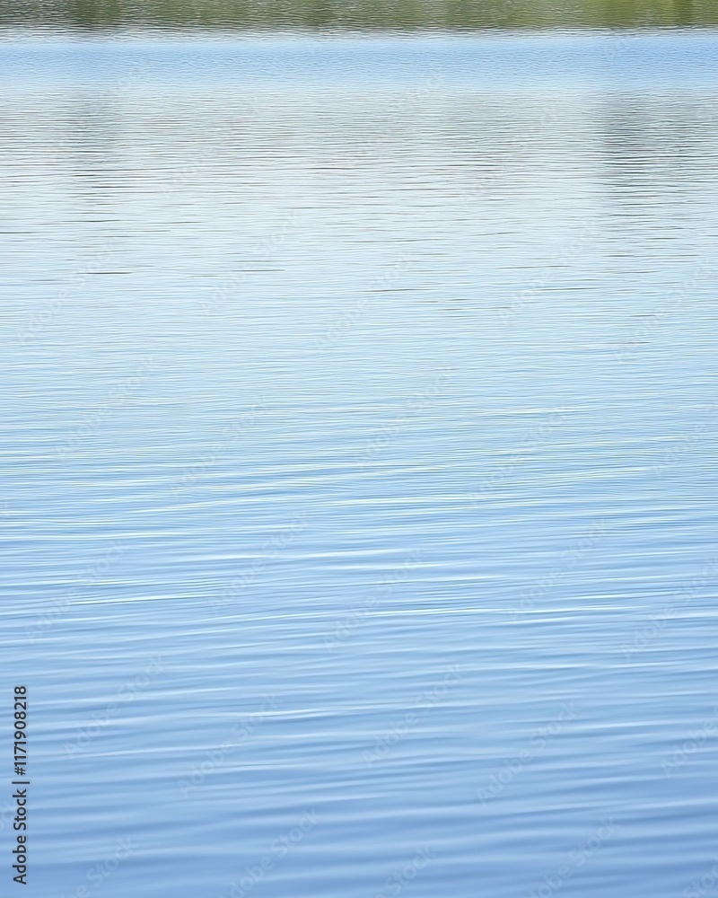 Obraz premium Minimalistic 3D Shore Waves for Tranquility and Balance