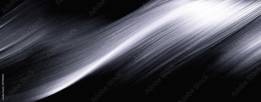 Minimalist Abstract Illustration with Diagonal Streaks, Soft Lighting, Monochrome Gradients and Tranquil Atmosphere