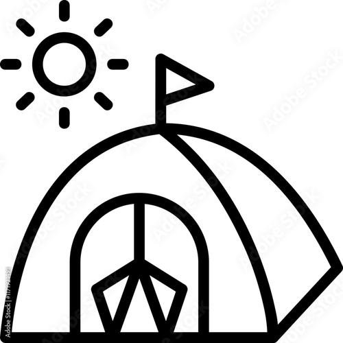 Tent icon