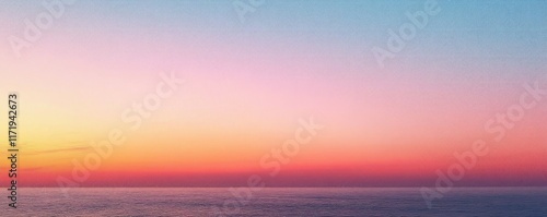 Serene Gradient Sky at Dawn Soft Pastel Colors Smooth Textured Background Design