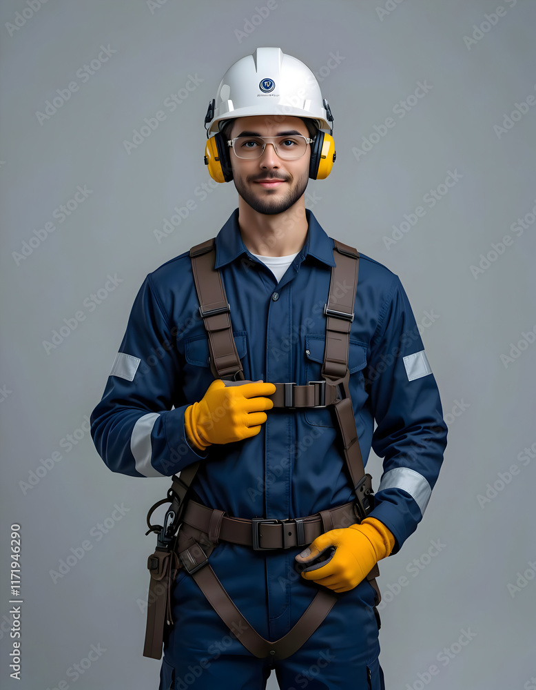 Portrait of a Confident Construction Worker Portrait of a Confident Construction Worker