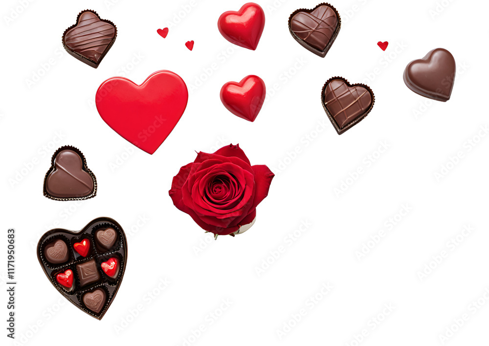 Décoration Saint Valentin sans background Décoration Saint Valentin sans background