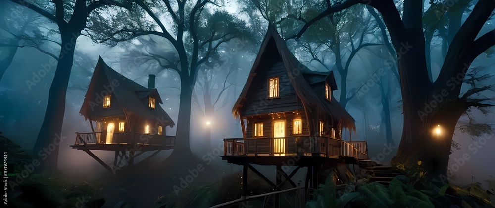 Enchanting tree houses providing magical escapes in the warmth of nature Enchanting tree houses providing magical escapes in the warmth of nature