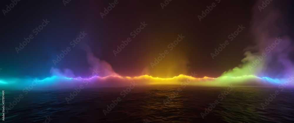 Energetic combinations of color exhibited through technological backgrounds Energetic combinations of color exhibited through technological backgrounds