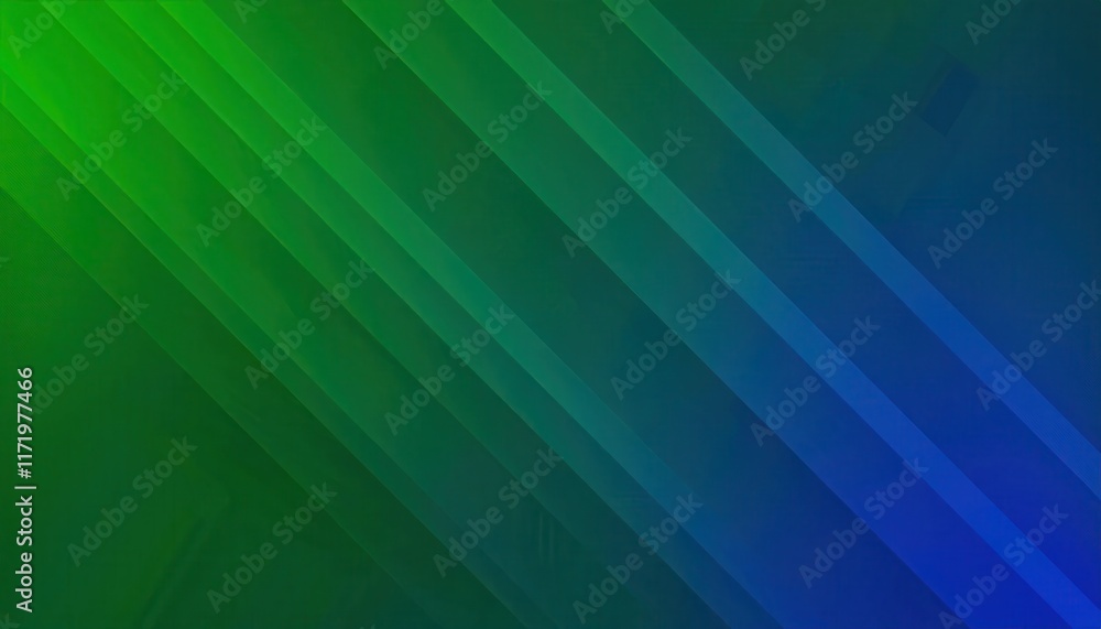 Vibrant Green to Blue Gradient Background with Overlapping Diagonal Stripes. Perfect for Modern Design, Presentations, or Websites Vibrant Green to Blue Gradient Background with Overlapping Diagonal Stripes. Perfect for Modern Design, Presentations, or Websites