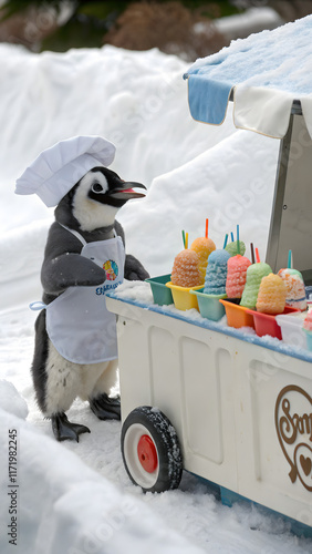 Cute Baby Penguin photo