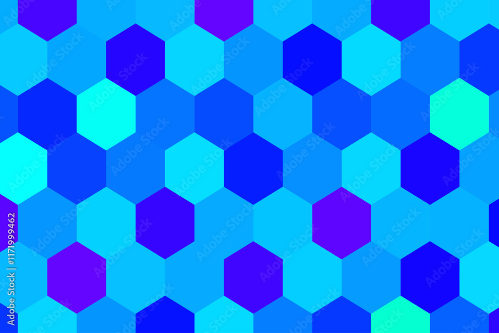 Fototapeta premium abstract background with hexagons