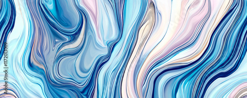 Blue and pink marble effect creating stunning visuals