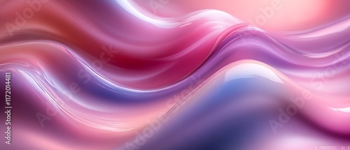 Wallpaper Mural Abstract pink and purple wavy background. Torontodigital.ca