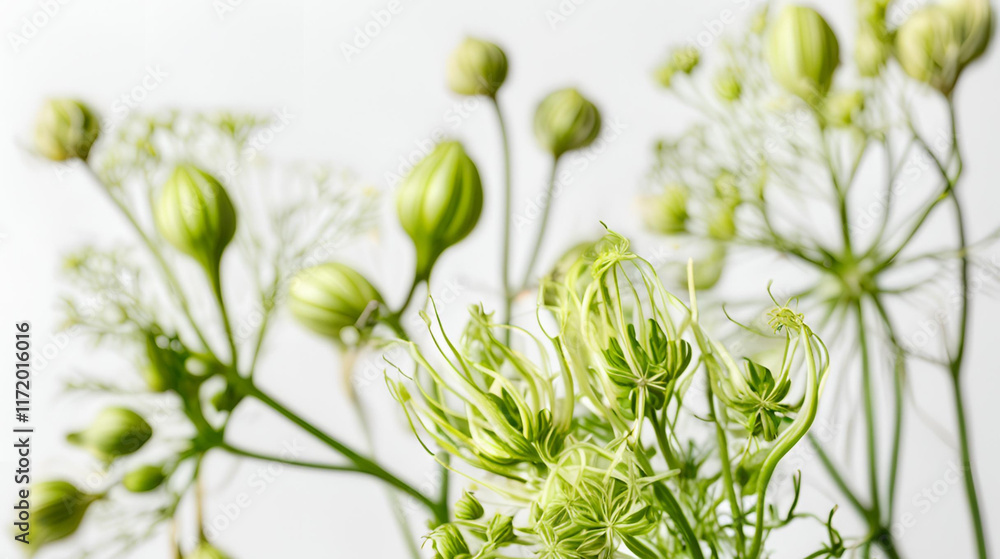 Obraz premium Fennel isolated on white background