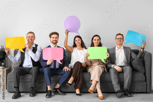 Group of business people wi...