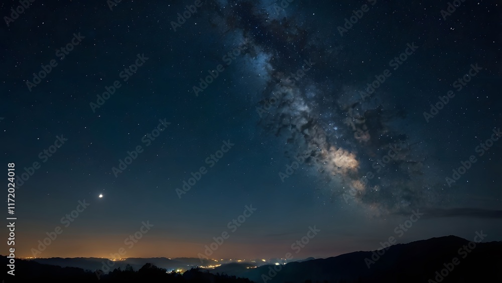 Fototapeta premium night sky with stars