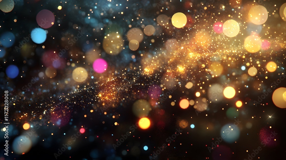 Holiday background of glitter lights and fireworks
Holiday background of glitter lights and fireworks