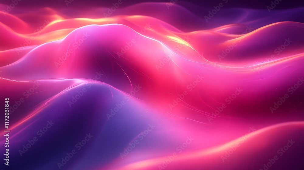 custom made wallpaper toronto digitalAbstract pink and purple glowing wave background.