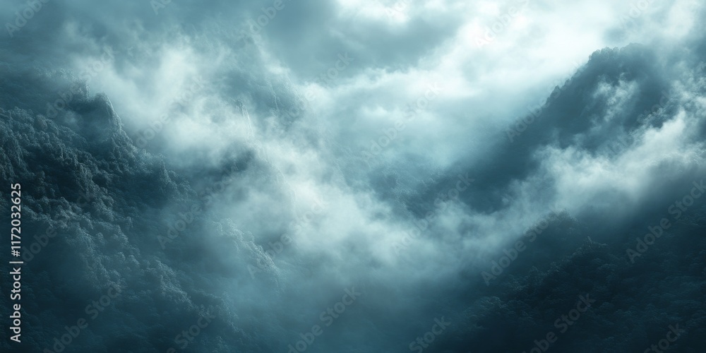 Obraz premium Stormy waves in the ocean under a dramatic sky