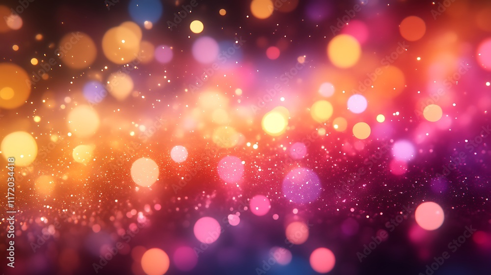 Abstract colorful bokeh lights background. (2) Abstract colorful bokeh lights background. (2)