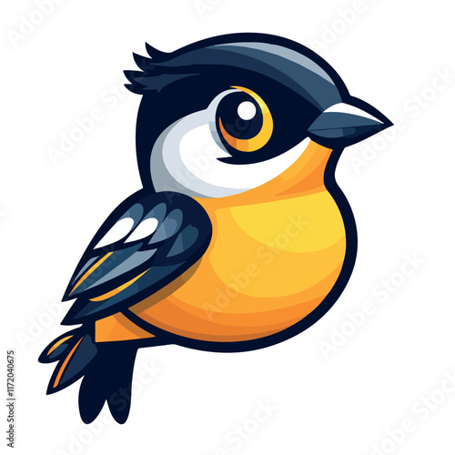 Bird sports mascot logo vector illustration