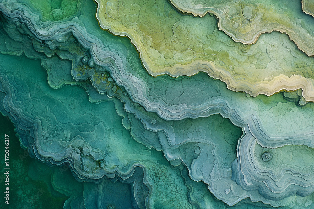 Abstract green and blue layered texture. Abstract green and blue layered texture.