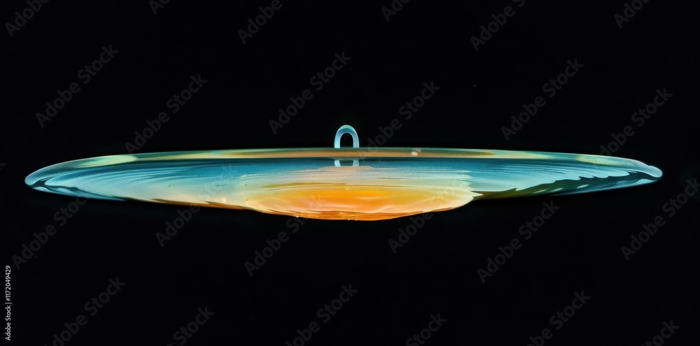 Abstract Liquid Art: Vibrant Hues and Dynamic Forms in a Unique Composition