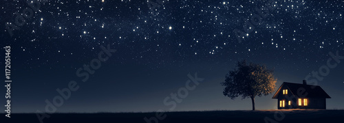 Wallpaper Mural Dreamy Cabin landscape Torontodigital.ca