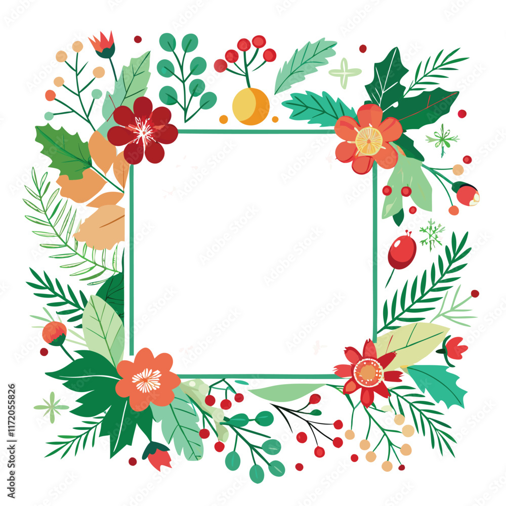 floral frame vector illustration floral frame vector illustration